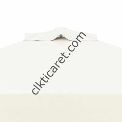 CLK 3x3 Metre Mega Q50 Şemsiye Bahçe Cafe Havuz Otel Restorant Şemsiyeleri Açık Mavi (Turkuaz) - İstemiyorum