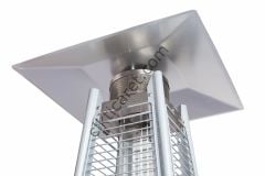 CLK Piramit Soba Inox Paslanmaz Tüplü Dekoratif Bahçe Isıtıcısı