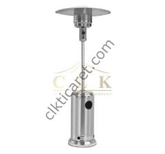 CLK Palmiye Tüplü Soba Bistro Masalı Paslanmaz Inox Bahçe Tüplü Isıtıcı